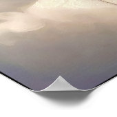 Elegante schoonheid in vintage nevel poster (Hoek)
