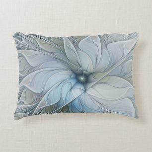 Elegante schoonheid moderne abstracte fractale kun accent kussen