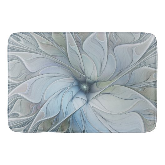 Elegante schoonheid moderne abstracte fractale kun badmat (Voorkant)