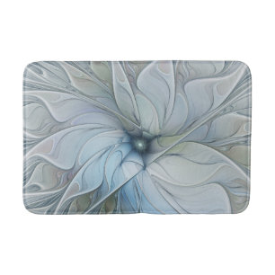 Elegante schoonheid moderne abstracte fractale kun badmat