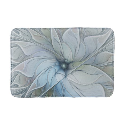 Elegante schoonheid moderne abstracte fractale kun badmat (Voorkant)