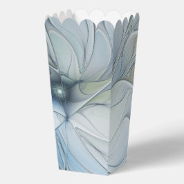 Elegante schoonheid moderne abstracte fractale kun bedankdoosjes