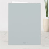Elegante schoonheid moderne abstracte fractale kun bedankkaart (Achterkant)