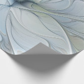 Elegante schoonheid moderne abstracte fractale kun cadeaupapier (Hoek)