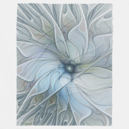 Elegante schoonheid moderne abstracte fractale kun fleece deken