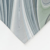 Elegante schoonheid moderne abstracte fractale kun fleece deken (Hoek)
