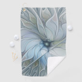 Elegante schoonheid moderne abstracte fractale kun golfhanddoek (Insitu)