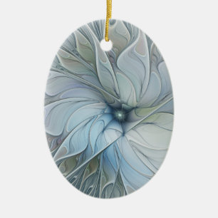 Elegante schoonheid moderne abstracte fractale kun keramisch ornament