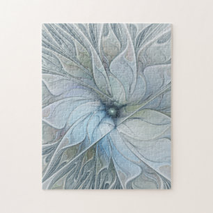 Elegante schoonheid moderne abstracte fractale kun legpuzzel
