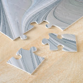 Elegante schoonheid moderne abstracte fractale kun legpuzzel (Zijkant)