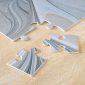 Elegante schoonheid moderne abstracte fractale kun legpuzzel (Zijkant)