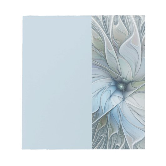 Elegante schoonheid moderne abstracte fractale kun notitieblok (Voorkant)