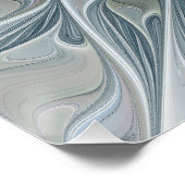 Elegante schoonheid moderne abstracte fractale kun perfect poster (Hoek)