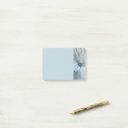 Elegante schoonheid moderne abstracte fractale kun post-it® notes (Op bureau)