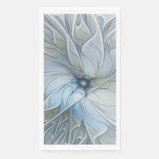 Elegante schoonheid moderne abstracte fractale kun servet (Voorkant)
