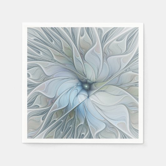 Elegante schoonheid moderne abstracte fractale kun servet (Voorkant)