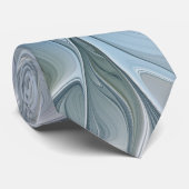 Elegante schoonheid moderne abstracte fractale kun stropdas (Opgerold)