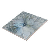 Elegante schoonheid moderne abstracte fractale kun tegeltje (Zijkant)