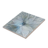 Elegante schoonheid moderne abstracte fractale kun tegeltje (Zijkant)