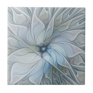 Elegante schoonheid moderne abstracte fractale kun tegeltje
