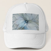 Elegante schoonheid moderne abstracte fractale kun trucker pet (Voorkant)