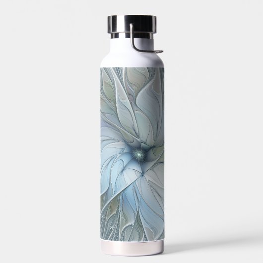 Elegante schoonheid moderne abstracte fractale kun waterfles (Links)
