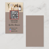 Elegante schoonheidshuidverzorging minimalistisch  visitekaartje (Voorkant / Achterkant)