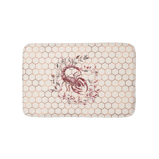 Elegante Schorpioen Badmat (Voorkant)