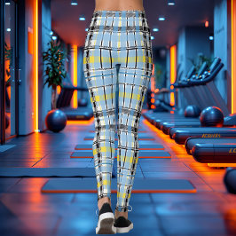 Elegante Schotse Tartanpatronen voor Stijlvolle Pl Leggings
