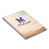 Elegante schriftnaam notitieboek  (Rechterzijde)