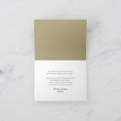 Elegante Schrijfletters Script Afstuderen 3 Multi  Bedankkaart (Binnen)