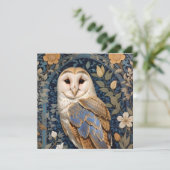 Elegante schuur Uil William Morris geïnspireerd Fl (Staand voorkant)