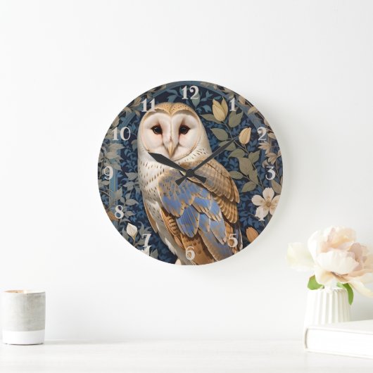 Elegante schuur Uil William Morris geïnspireerd Fl Grote Klok (Huis)