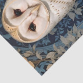 Elegante schuur Uil William Morris geïnspireerd Fl Tissuepapier (Detail)