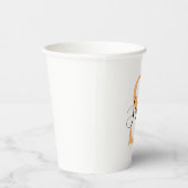 Elegante script aangepaste naam gepersonaliseerd c papieren bekers (Rechts)