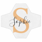Elegante script aangepaste naam gepersonaliseerd c voetbal (Enkel)