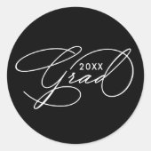 Elegante Script Afstudeer Envelope Zegel (Voorkant)
