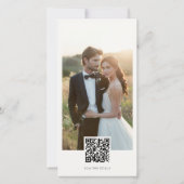 Elegante Script Bookmark Foto Save the Date (Achterkant)