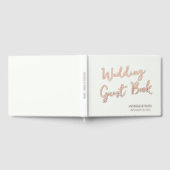 Elegante Script Bruid Bruidegom bruiloft Gastenboek (Volledig)