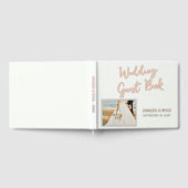 Elegante Script Bruid Bruidegom Fotobruiloft Gastenboek (Volledig)