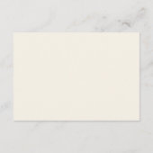 Elegante Script Calligraphy Wedding RSVP Kaarten (Achterkant)