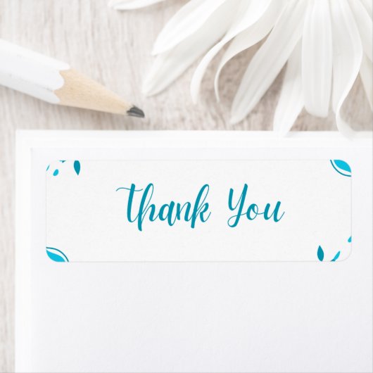 elegante script "dank je" label (Insitu)