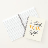 Elegante Script Doelplanner Afstudeerklas 2024 Notitieboek (Binnen)