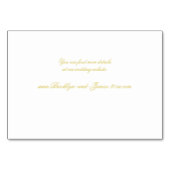 Elegante script eiland citrus accommodatiekaarten kaart (Achterkant)