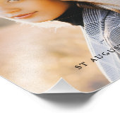 Elegante Script Foto Afstudeer Welkomstposter Afdruk (Hoek)