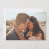 Elegante Script Foto Oefenavond Eetkamer Uitnodigi Kaart (Achterkant)