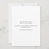 Elegante Script Foto Save the Date Kaart (Achterkant)