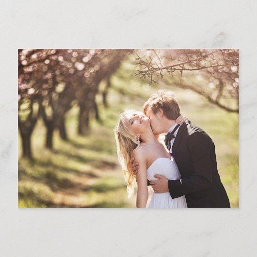 Elegante script gouden blush bloemige trouwdetails informatiekaartje (Achterkant)