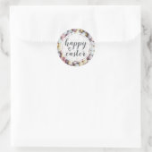 Elegante Script Happy Pasen Eieren Envelope Zegel (Tas)