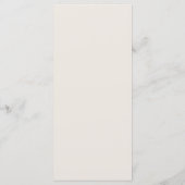 Elegante script huwentafel bedankkaartjes menu (Achterkant)